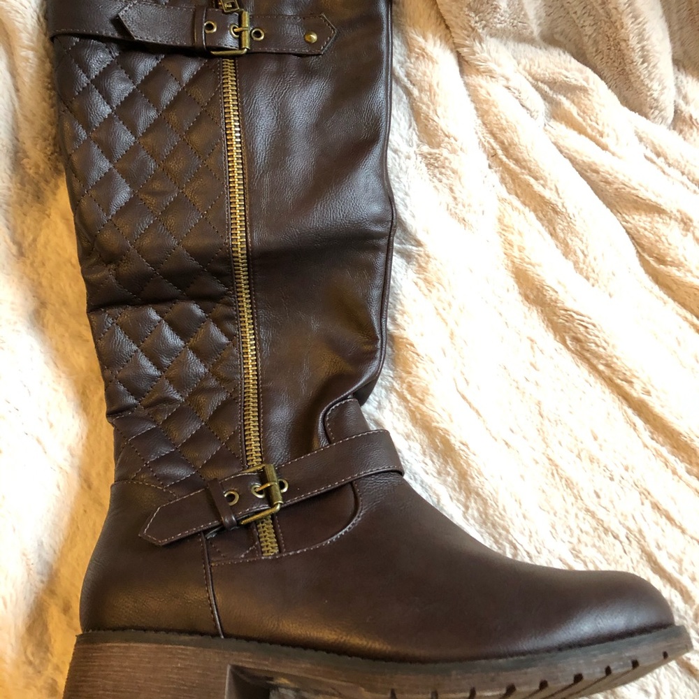 Women’s Motorcycle Boots Brown
